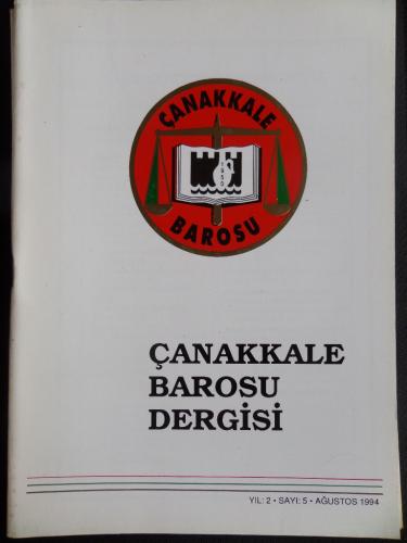 Çanakkale Barosu Dergisi 1994 / 4