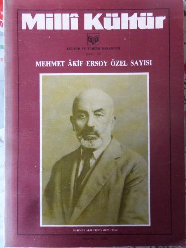 Milli Kültür Dergisi 1986 / 55 - Mehmet Akif Ersoy Özel Sayı
