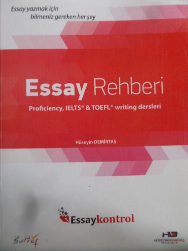 Essay Rehberi - Proficiency IELTS&TOEFL Writing Dersleri