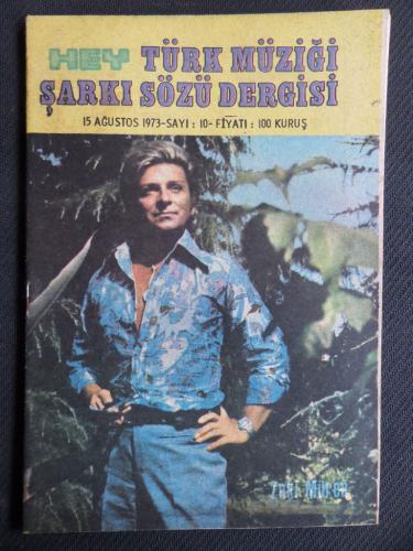 Hey Türk Müziği Şarkı Sözü Dergisi 1973 / 10