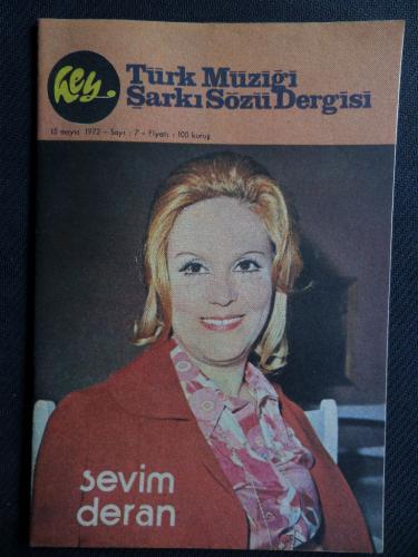 Hey Türk Müziği Şarkı Sözü Dergisi 1972 / 7