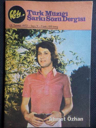 Hey Türk Müziği Şarkı Sözü Dergisi 1972 / 9