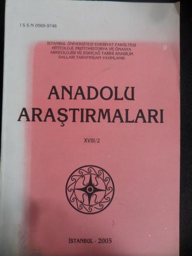Anadolu Araştırmaları XVIII/2