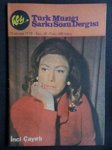 Hey Türk Müziği Şarkı Sözü Dergisi 1972 / 10
