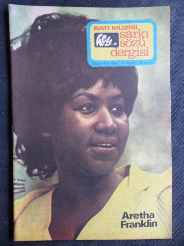 Hey Batı Müziği Şarkı Sözü Dergisi 1972 / 4