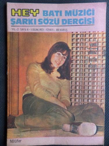 Hey Batı Müziği Şarkı Sözü Dergisi 1973 / 4