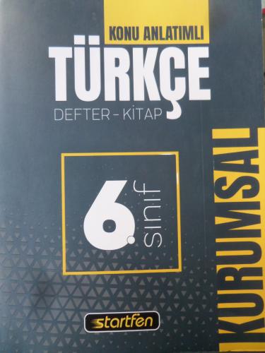 6. Sınıf Türkçe Konu Anlatımlı Defter - Kitap