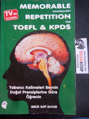 Memorable Vocabulary Repetition For TOEFL & KPDS