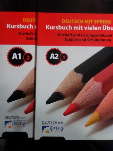Deutsch Mit Spring Kursbuch mit vielen Übungen A2.1 + A1.2