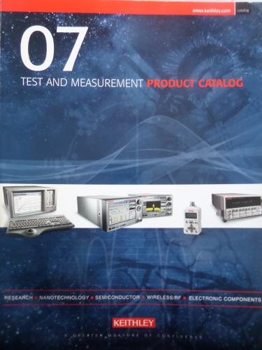 Test And Measurement Product Catalog 2007