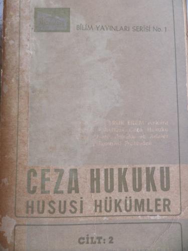 Ceza Hukuku Hususi Hükümler Cilt 2 Faruk Erem