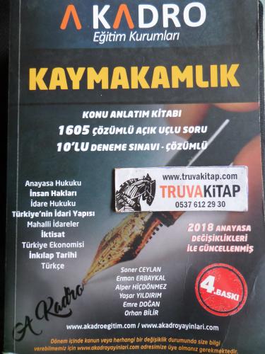 Kaymakamlık Konu Anlatım Kitabı Soner Ceylan