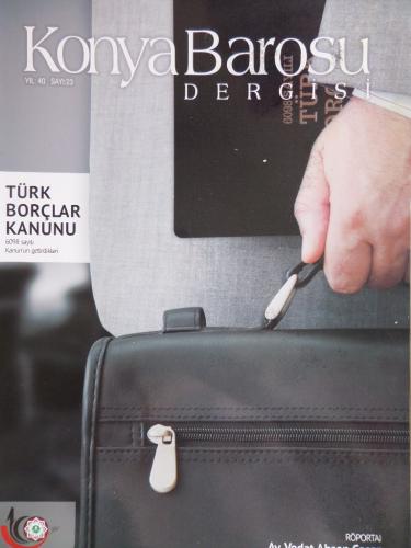 Konya Barosu Dergisi / Sayı: 23