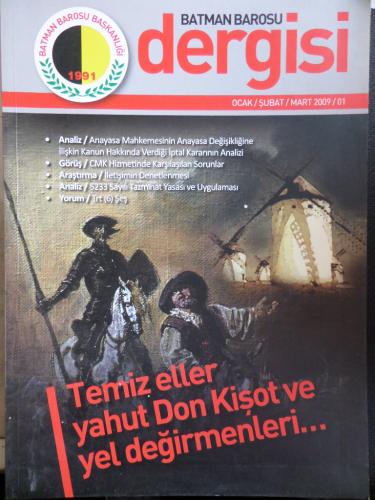 Batman Barosu Dergisi 2009 / 01