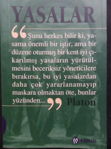 Yasalar (Tek Cilt) Platon