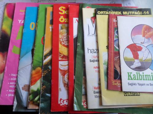 Mutfak Yemek Dergileri / 12 Adet