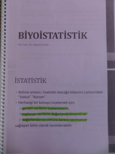 Biyoistatistik