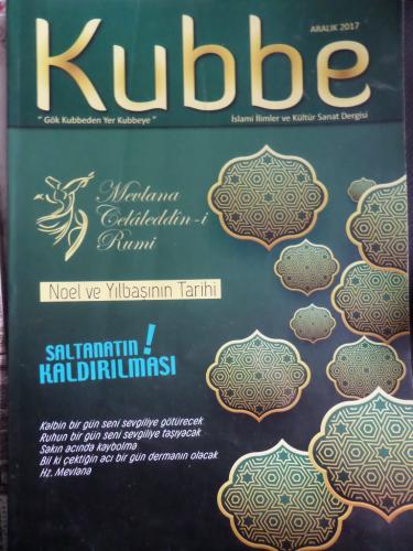 Kubbe Dergisi 2017 / Aralık