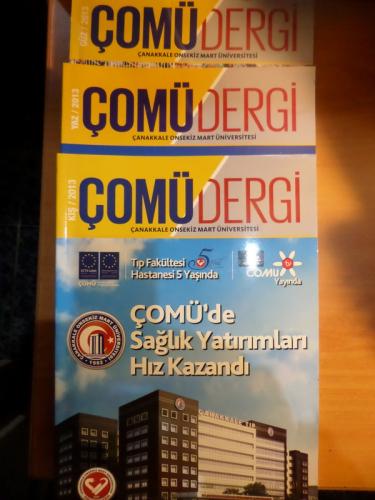 ÇOMÜ Dergi 2013 / Kış-Yaz-Güz (3 Dergi)