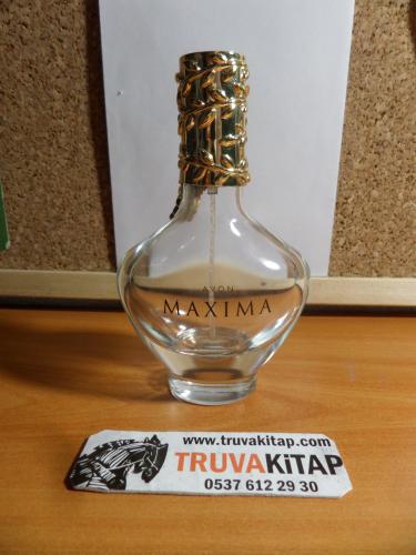 Avon Mxima - Cam Parfüm Şişesi (Boş)