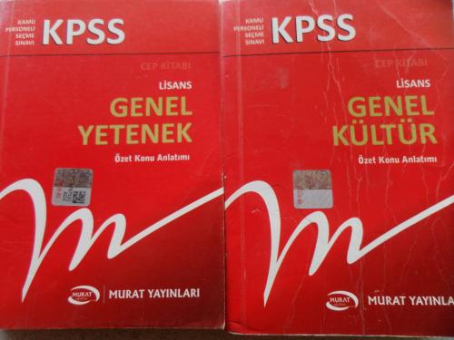 KPSS Genel Yetenek - Genel Kültür Özet Konu Anlatımlı Cep Kitapları
