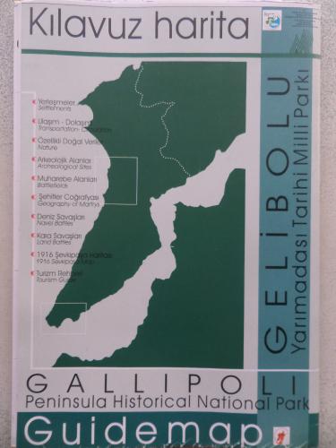 Gelibolu Yarımadası Tarihi Milli Parkı - Kılavuz Haritası