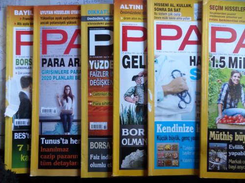 Para Dergisi 2019 / 8-13-20-36-48-50 (6 Adet)