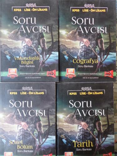 KPSS Lise - Ön Lisans Soru Avcısı Kitapları (4 Adet)