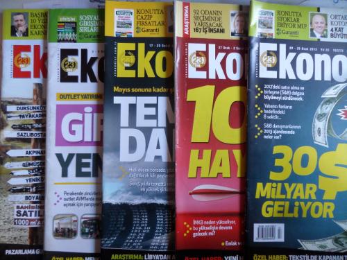 Ekonomist Dergisi 2013 / 3-4-7-9-10 (5 Adet)