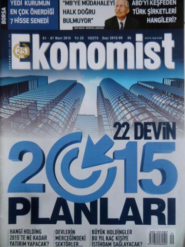Ekonomist Dergisi 2015 / 09