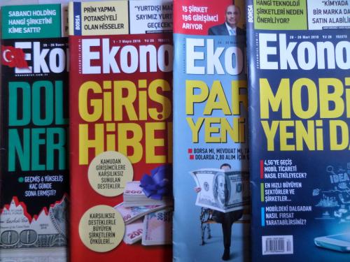 Ekonomist Dergisi 2016 / 12-17-18-46 (4 Adet)