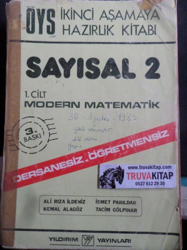 ÖYS İkinci Aşamaya Hazırlık Kitabı Sayısal 2 1. Cilt Modern Matematik