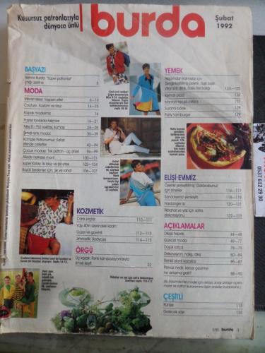 Burda Dergisi 1992 / 2