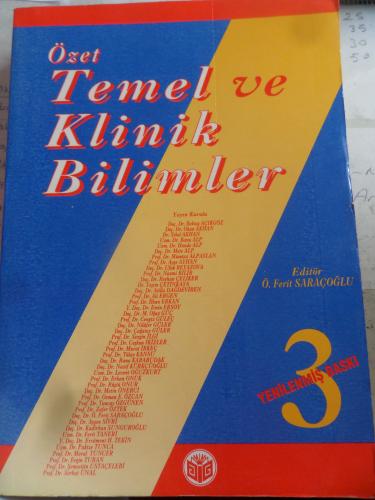 Özet Temel Ve Klinik Bilimler 3. Cilt