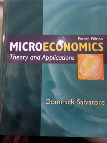 Microeconomics Theory and Applications Dominick Salvatore