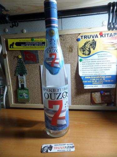 ΘΡΑΚΙΩΤΙΚΟ Ouzo 7 - Boş Rakı Şişesi