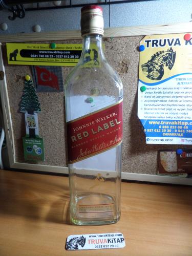 Johnnie Walker Red Label -  Boş Viski Şişesi