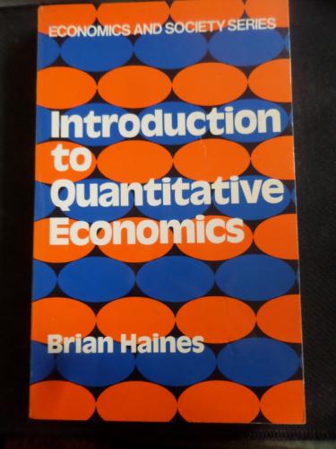 Introsuction To Quantitative Economic