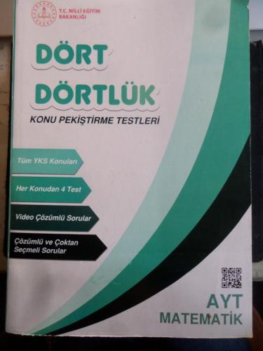 Dört Dörtlük Konu Pekiştirme Testleri AYT Matematik