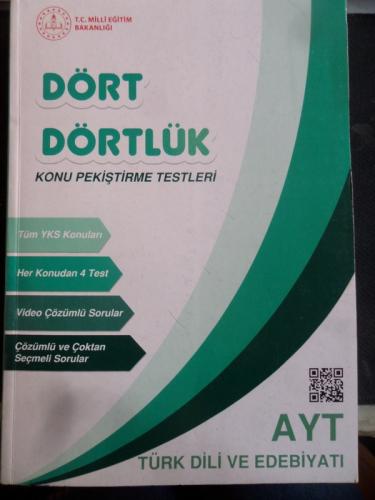 Dört Dörtlük Konu Pekiştirme Testleri AYT Türk Dili ve Edebiyatı