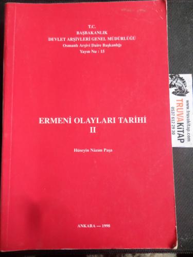Ermeni Olayları Tarihi 2. Cilt