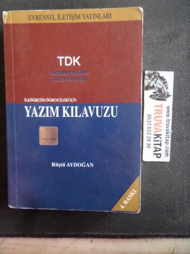 TDK Yazım Kılavuzu Rüştü Aydoğan
