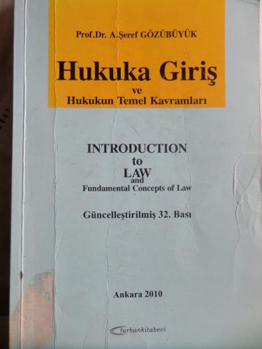 Hukuka Giriş Şeref Gözübüyük