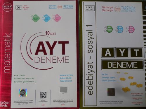 AYT Deneme Matematik + Edebiyat - Sosyal 1