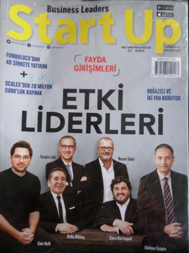 Start Up Dergisi 2022 / 32 - Etki Liderleri