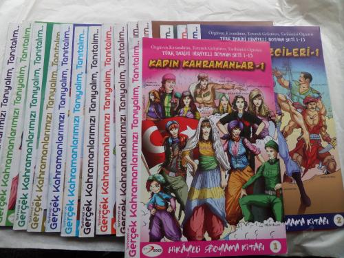 Türk Tarihi Hikayeli Boyama Seti / 15 Adet