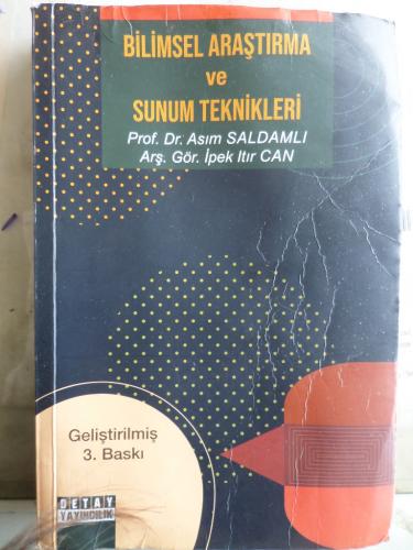 Bilimsel Araştırma Ve Sunum Teknikleri Asım Saldamlı