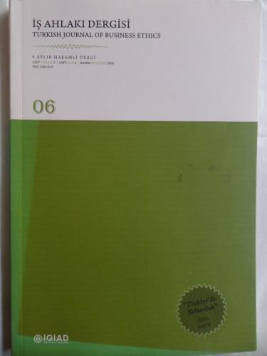 İş Ahlakı Dergisi 2010 / Sayı: 6 Cilt: 3