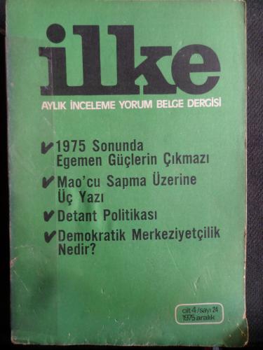 İlke Dergisi 1975 / 24