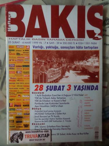 Haftaya Bakış 1999 / 39 - 28 Şubat 3 Yaşında
